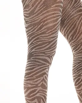 Zebra-Luxex Strumpfhose