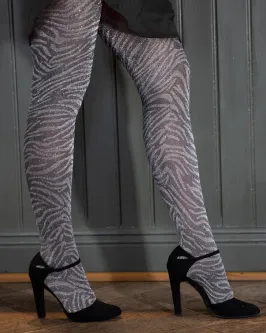 Zebra-Luxex Strumpfhose