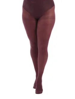Strumpfhose in weinrot