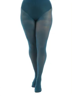 petrolfarbene Strumpfhose