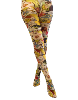 Strumpfhose mit Print