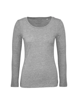 Preview: Basic Damen Langarmshirt