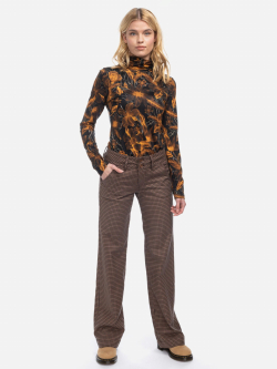 Damenhose mit Karo