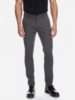 Stoffhose mit Karo-Muster