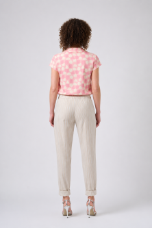 Preview: Damen Wickelhose in beige