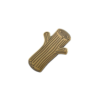Preview: Anstecker Holzscheit