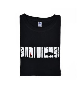 T-Shirt mit Rotkäppchen-Grafik