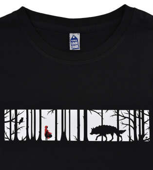 T-Shirt mit Rotkäppchen-Grafik