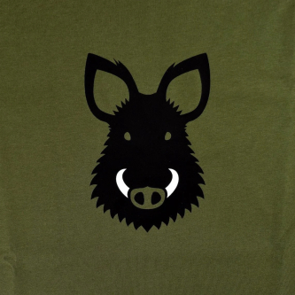T-Shirt mit Wildschwein