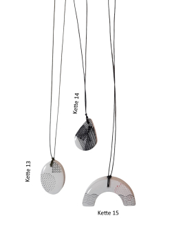 Preview: Keramik auf zarter Kette