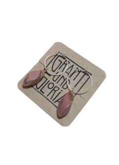 Preview: Ohrringe mit Halbedelsteinen