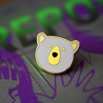 Preview: Brosche - Pin aus Metall