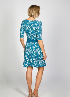 Preview: Kleid mit Eucalyptus-Print