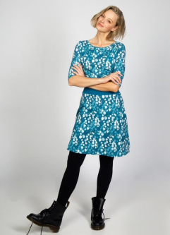 Preview: Kleid mit Eucalyptus-Print