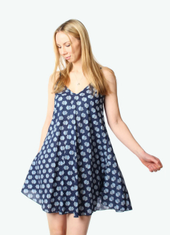 Preview: Traegerkleid mit Muster