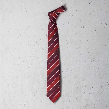 Premium Krawatte Kusunoki rotstreif