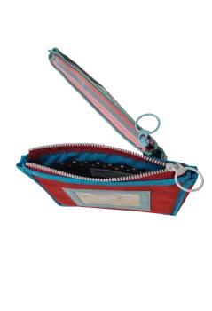 fröhliche Kosmetik-Tasche in rot