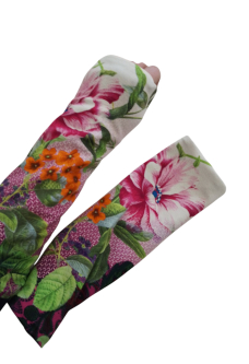 Preview: Handstulpen mit Blumen