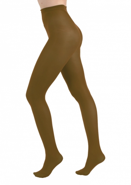 blickdichte Strumpfhose, oliv