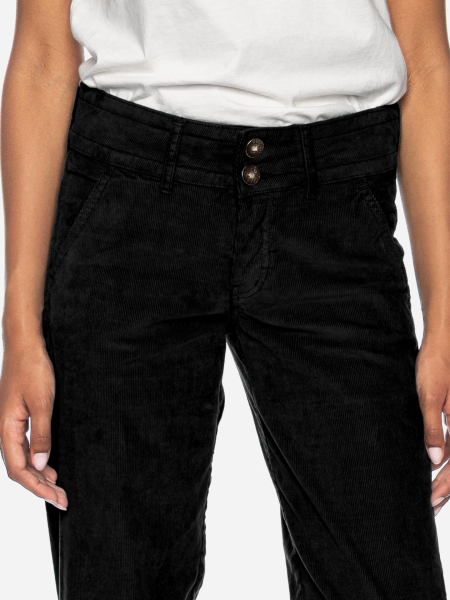 Damen Cordhose in schwarz