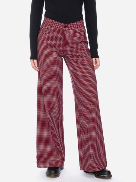 Damen Hose mit Karo