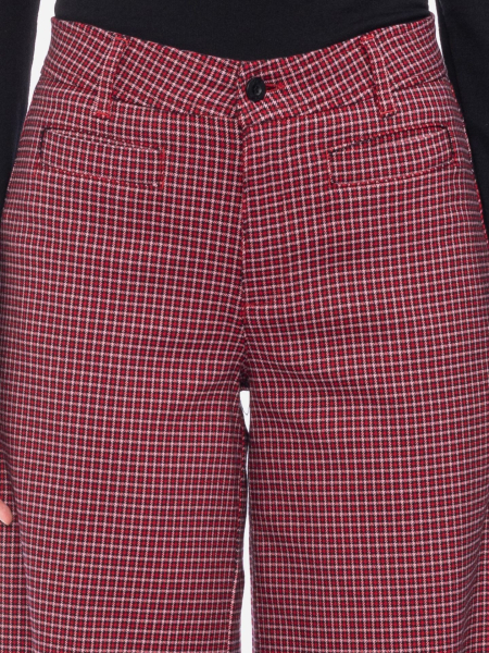 Damen Hose mit Karo