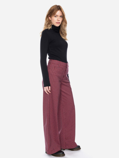 Damen Hose mit Karo