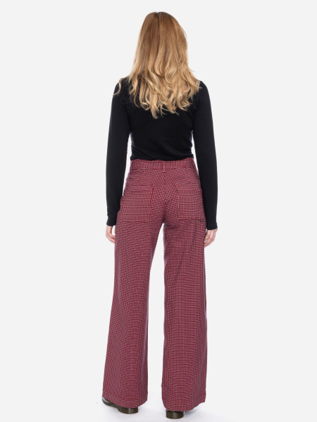 Damen Hose mit Karo