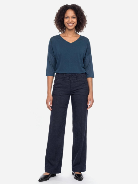 Damenhose mit weitem Bein