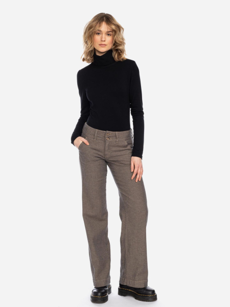 Damenhose mit Fischgrat