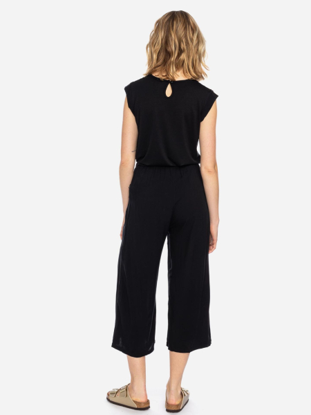 schwarze Sommerhose