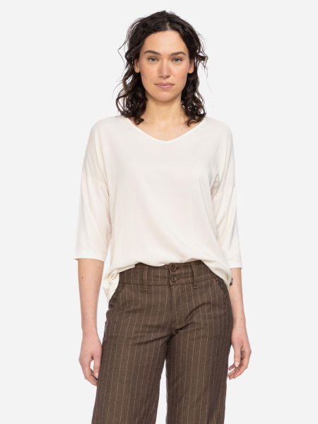 Damen-Longsleeve mit 3/4-Ärmeln