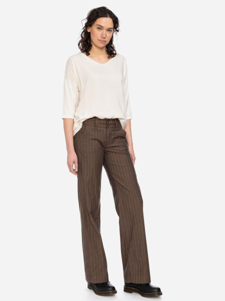 Damen-Longsleeve mit 3/4-Ärmeln