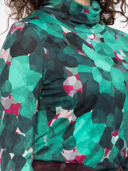 Rolli-Shirt mit Muster