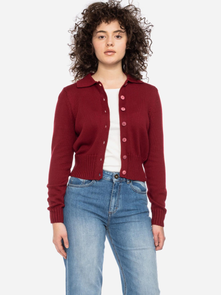 Damen Strickjacke in rot