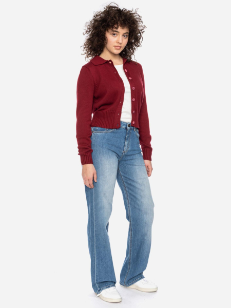 Damen Strickjacke in rot