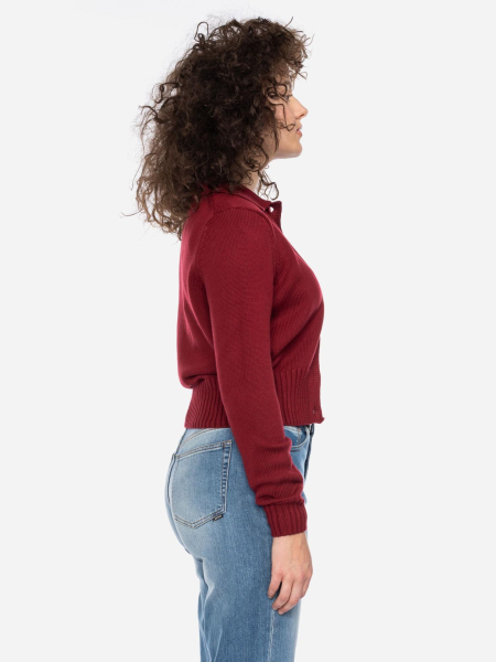 Damen Strickjacke in rot