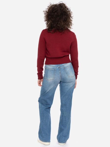 Damen Strickjacke in rot