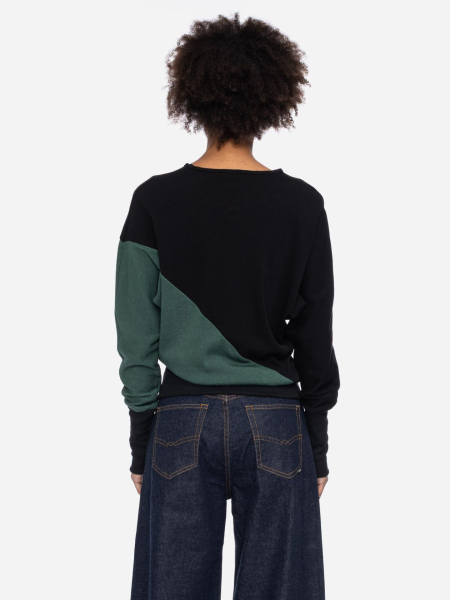 Damen Pullover, zweifarbig