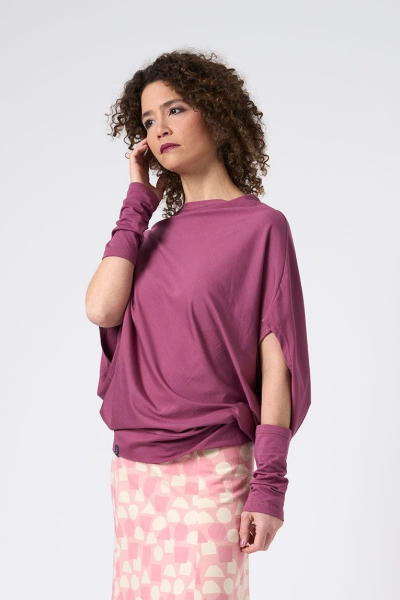 Oversize Shirt beere