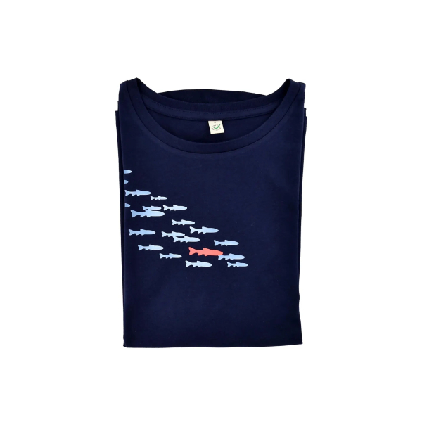 Damen Shirt mit Fische-Print