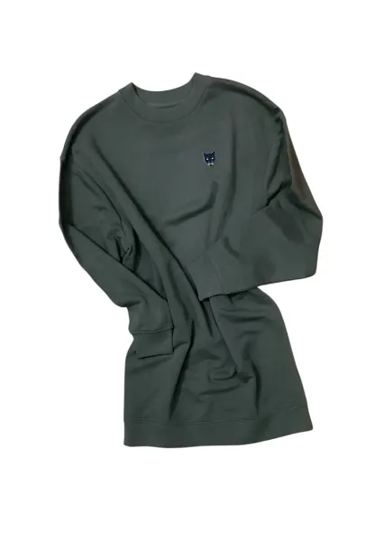 Sweatkleid mit Panther