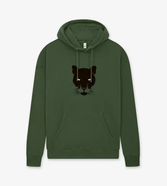 Hoodie mit Panther-Motiv