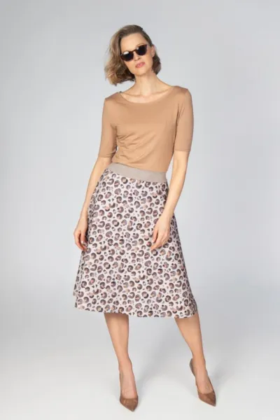 Kleid mit Leo-Rockteil