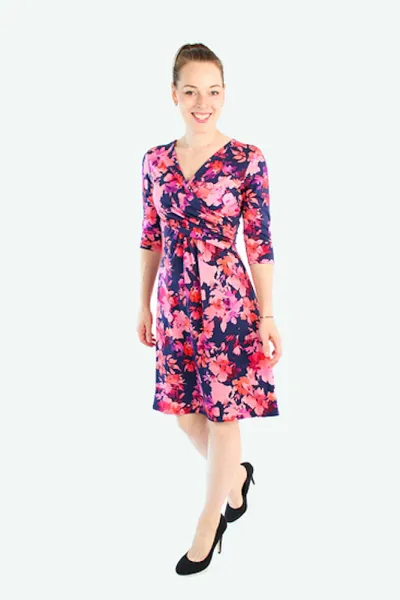 Kleid mit floralem Muster