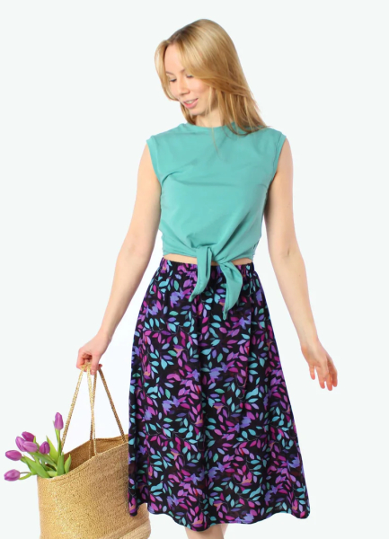 Cropped Top mit Knoten