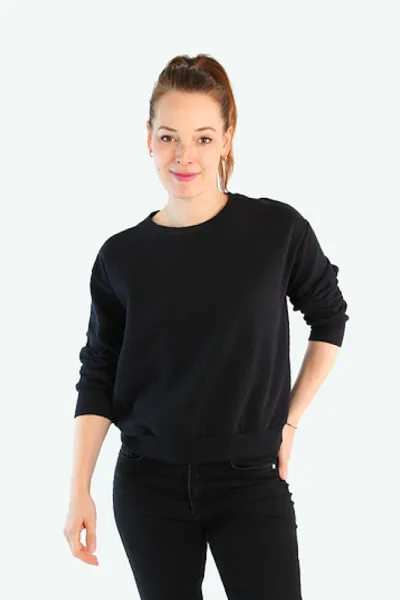 Schwarzes Sweatshirt