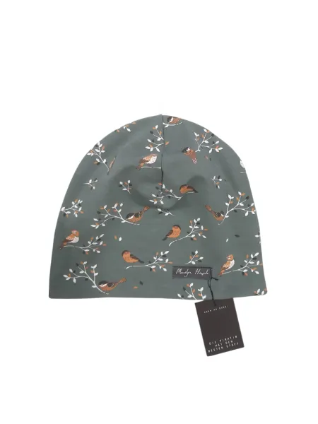 gemusterte Wendemütze