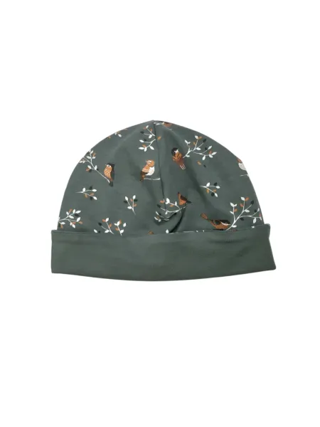 gemusterte Wendemütze