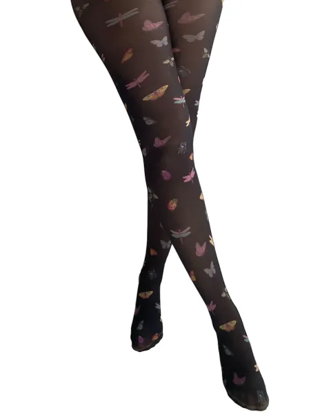 "Bugs Printed" Strumpfhose